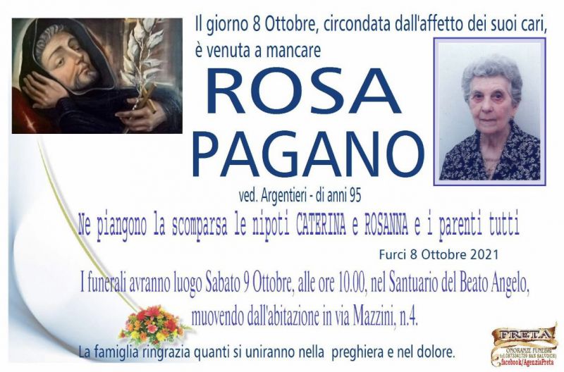 Rosa Pagano 8/10/2021