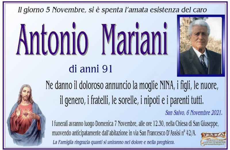 Antonio Mariani 5/11/2021
