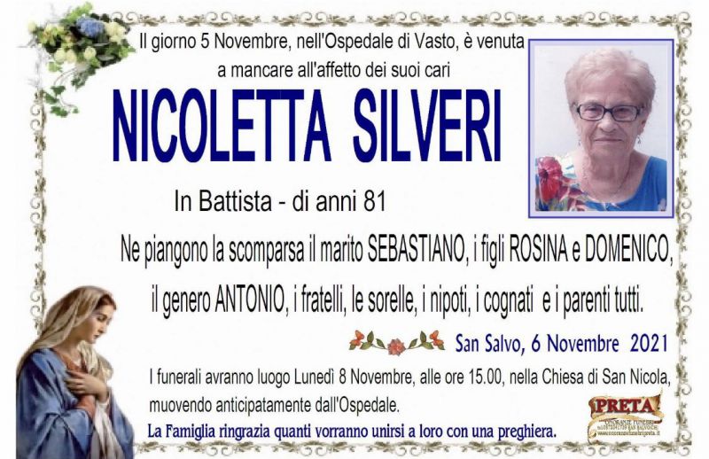 Nicoletta Silveri 6/11/2021