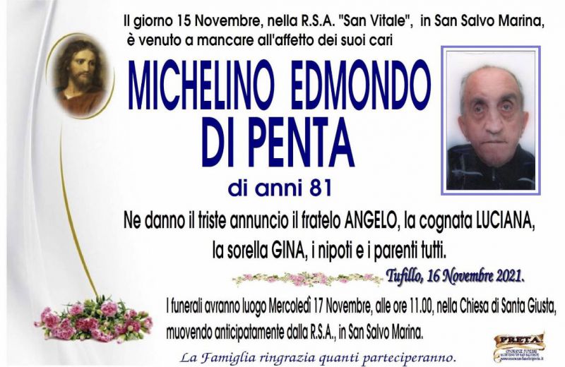 Michelino Edmondo Di Penta 15/11/2021