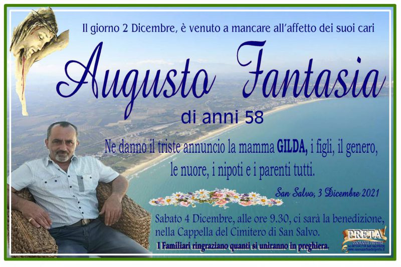 Augusto Fantasia 3/12/2021