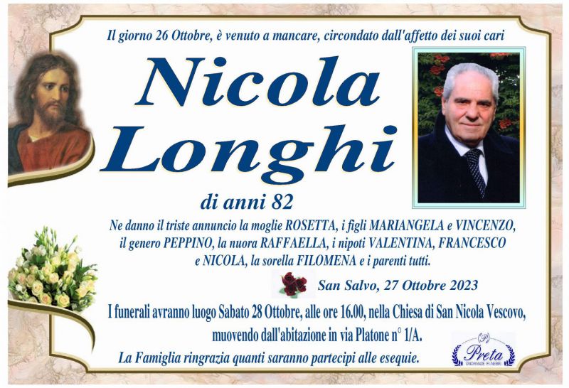 Nicola Longhi 27/10/2023