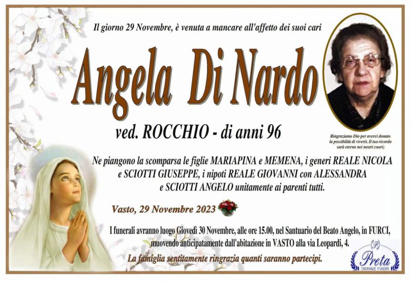 Angela Di Nardo 29/11/2023