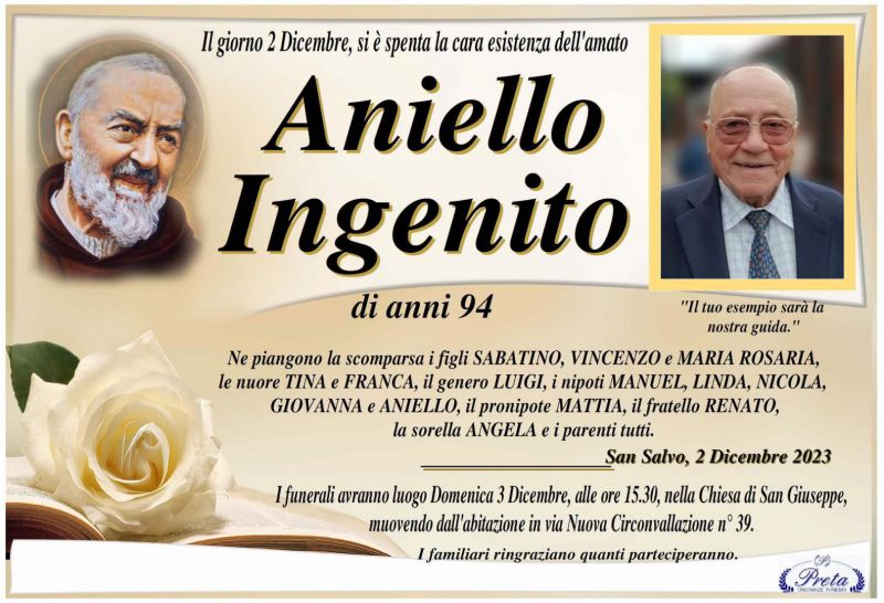 Aniello Ingenito 2/12/2023