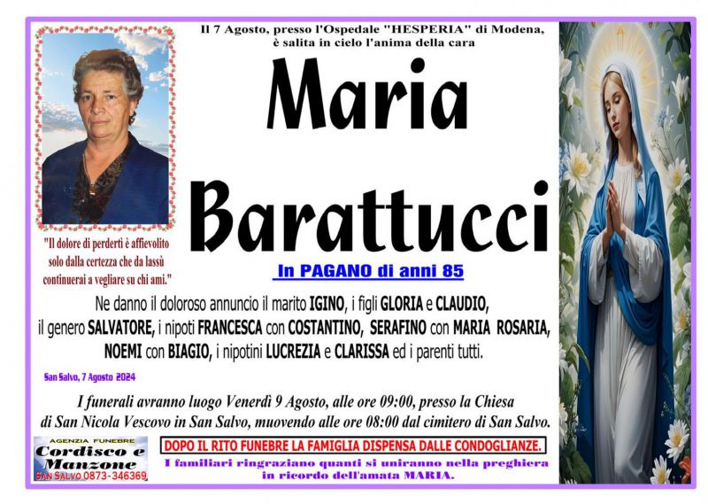 Maria Barattucci 7/08/2024