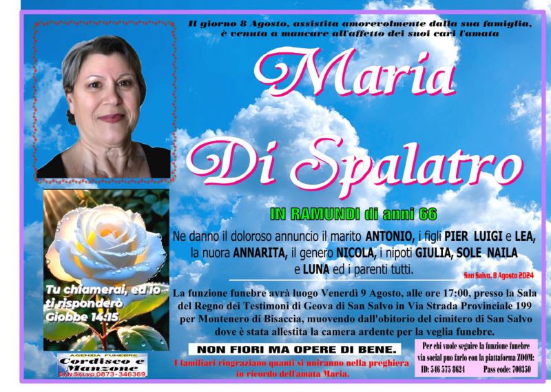 Maria Di Spalatro 8/08/2024