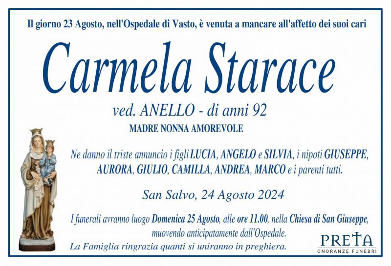 Carmela Starace 24/08/2024