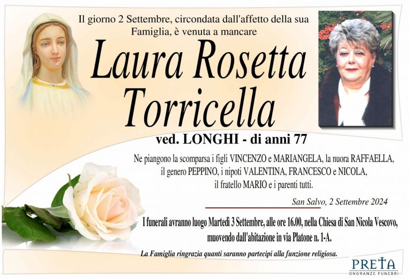 Laura Rosetta Torricella 2/09/2024