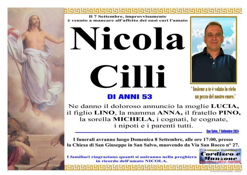 Nicola Cilli 7/09/2024