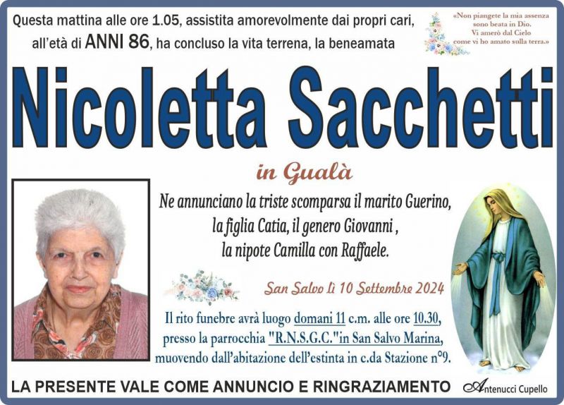 Nicoletta Sacchetti 10/09/2024