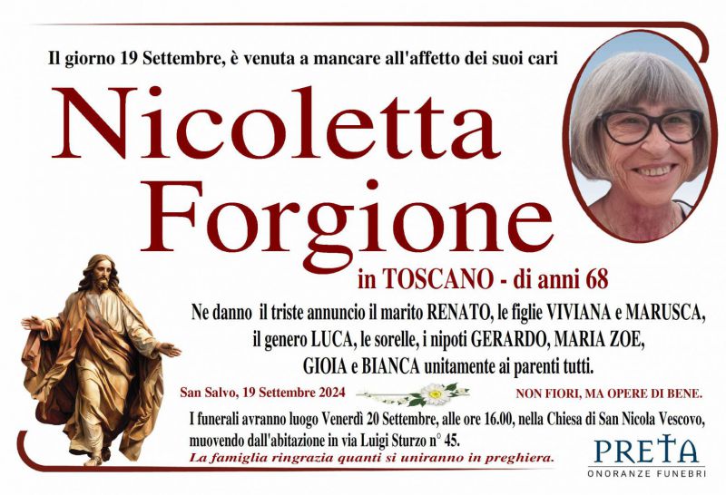 Nicoletta Forgione 19/09/2024