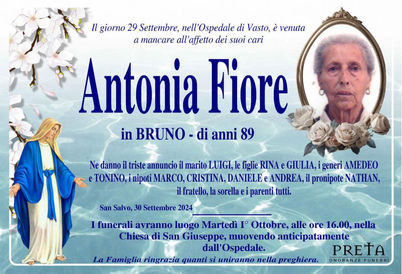 Antonia Fiore 30/09/2024