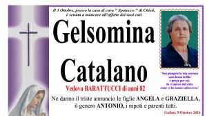 Gelsomina Catalano 5/10/2024