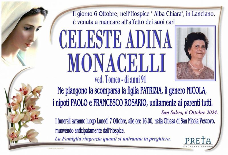 Celeste Adina Monacelli 6/10/2024