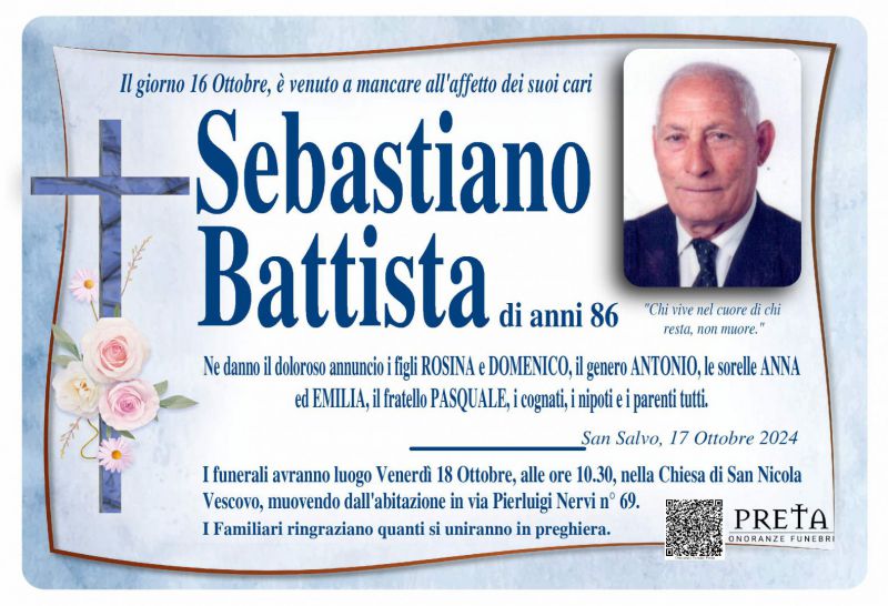 Sebastiano Battista 17/10/2024