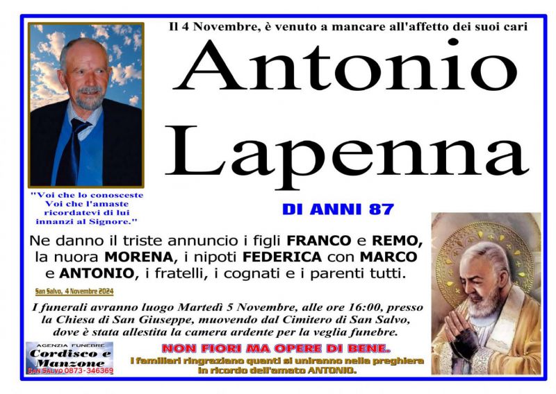 Antonio Lapenna 4/11/2024