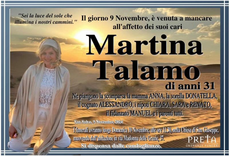 Martina Talamo 9/11/2024