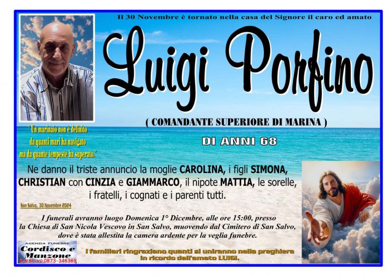 Luigi Porfino 30/11/2024