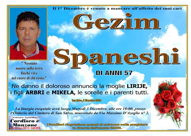 Gezim Spaneshi 2/12/2024