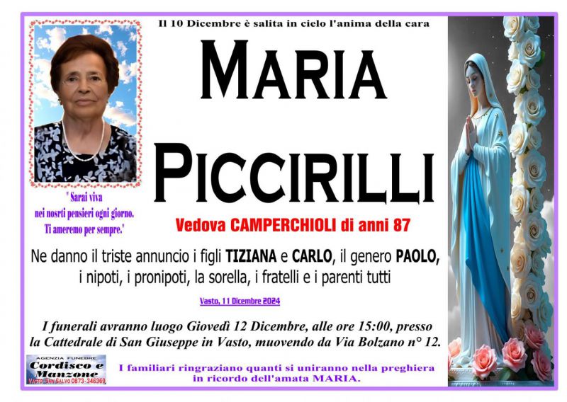 Maria Piccirilli 11/12/2024