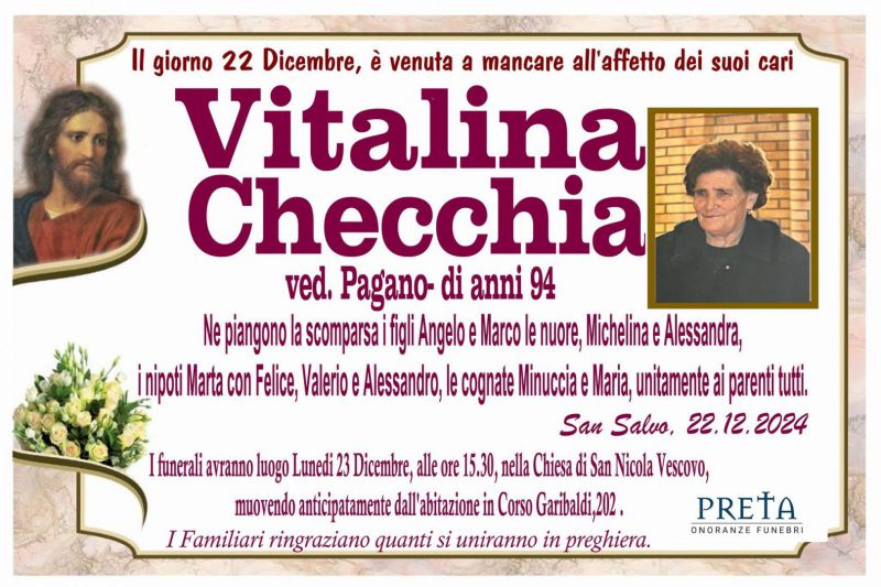 Vitalina Checchia 22/12/2024