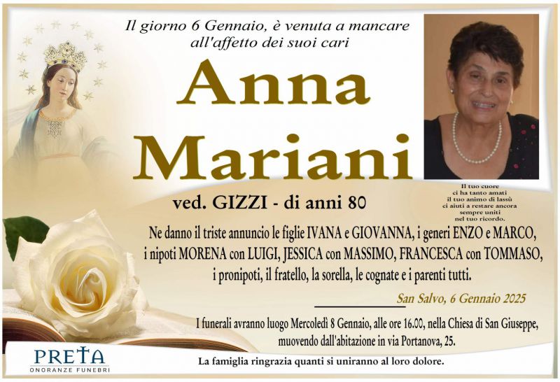 Anna Mariani 6/01/2025