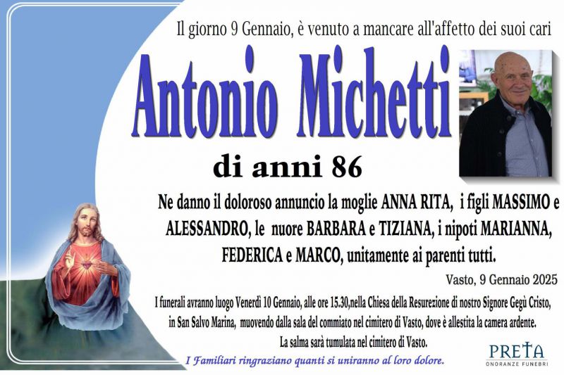 Antonio Michetti 9/01/2025