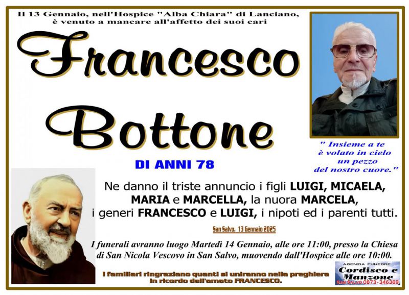 Francesco Bottone 13/01/2025