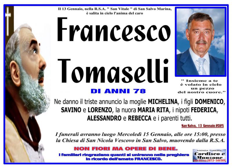 Francesco Tomaselli 13/01/2025