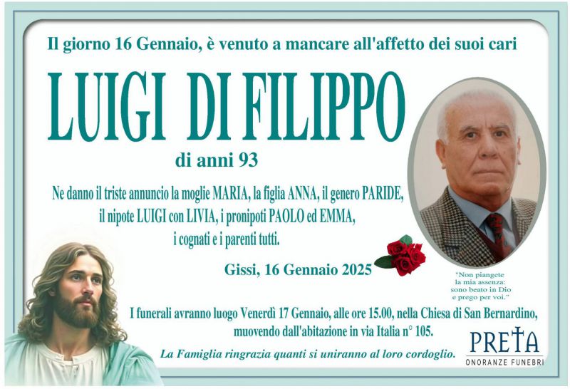 Luigi Di Filippo 16/01/2025