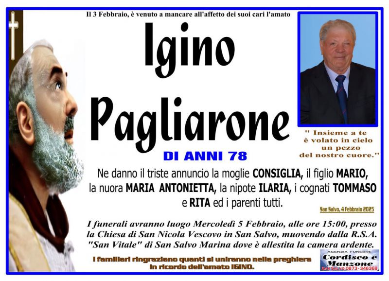 Igino Pagliarone 4/02/2025