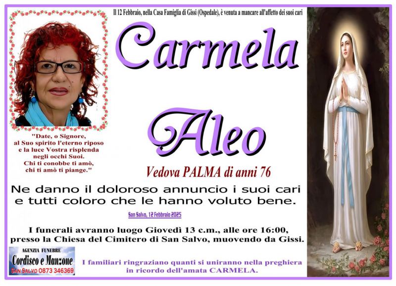 Carmela Aleo 12/02/2025