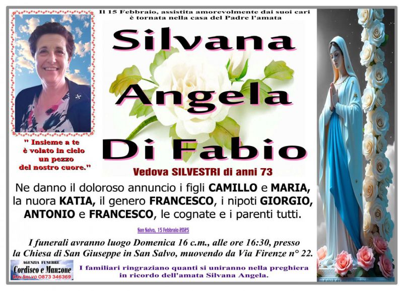 Silvana Angela Di Fabio 15/02/2025