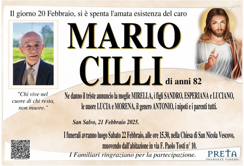 Mario Cilli 20/02/2025