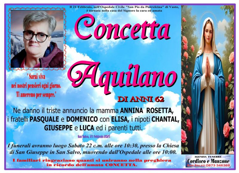 Concetta Aquilano 21/02/2025