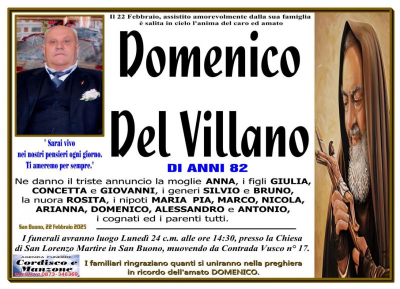 Domenico Del Villano 22/02/2025