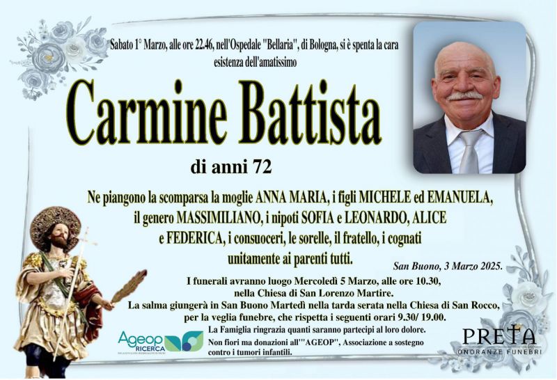 Carmine Battista 3/03/2025