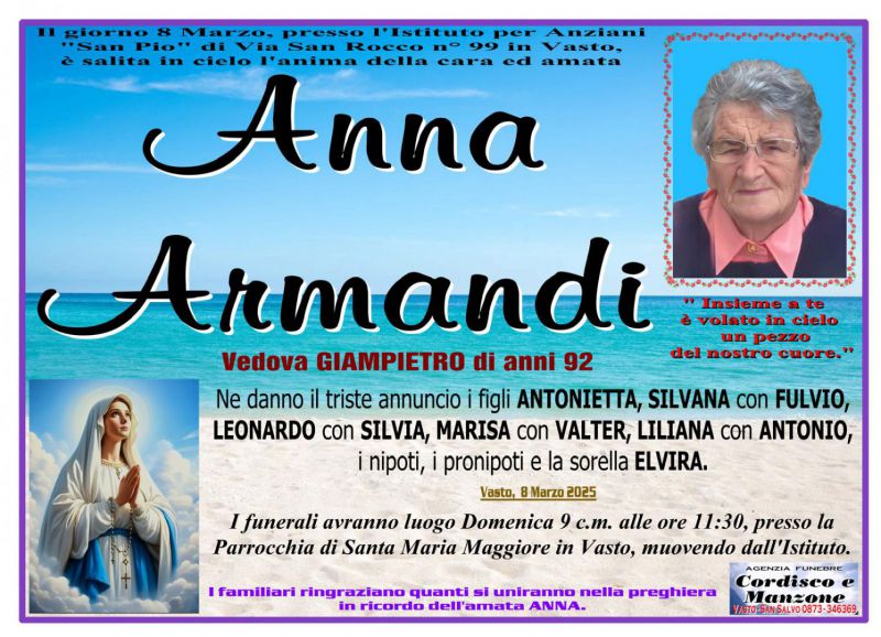 Anna Armandi 8/03/2025