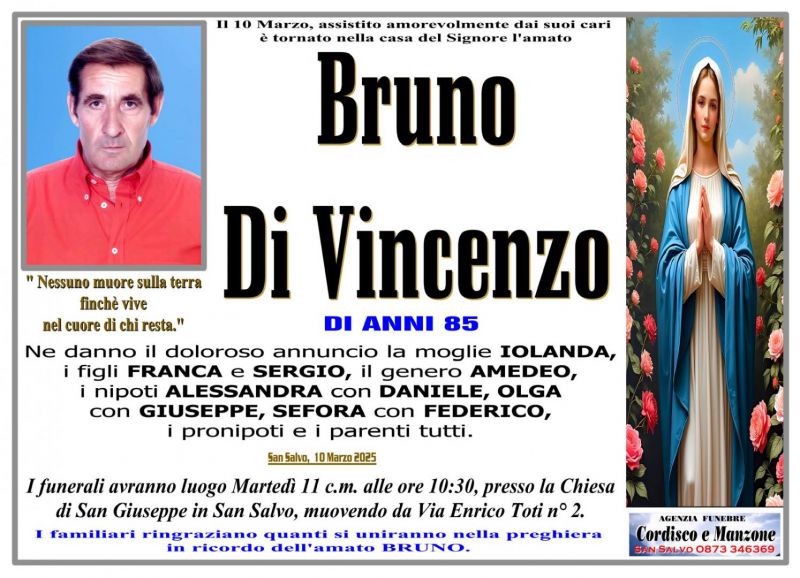 Bruno Di Vincenzo 10/03/2025