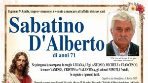 Sabatino D’Alberto 9/04/2025
