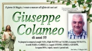 Giuseppe Colameo 17/05/2025