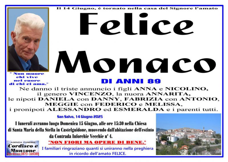 Felice Monaco 14/06/2025