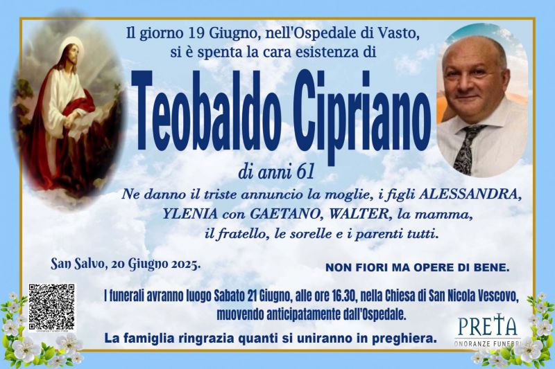 Teobaldo Cipriano 20/06/2025