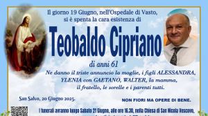 Teobaldo Cipriano 20/06/2025