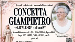 Concetta Giampietro 1/07/2025