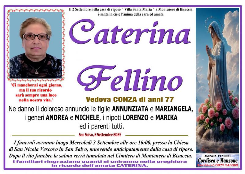 Caterina Fellino 2/09/2025