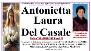Antonietta Laura Del Casale 10/09/2025