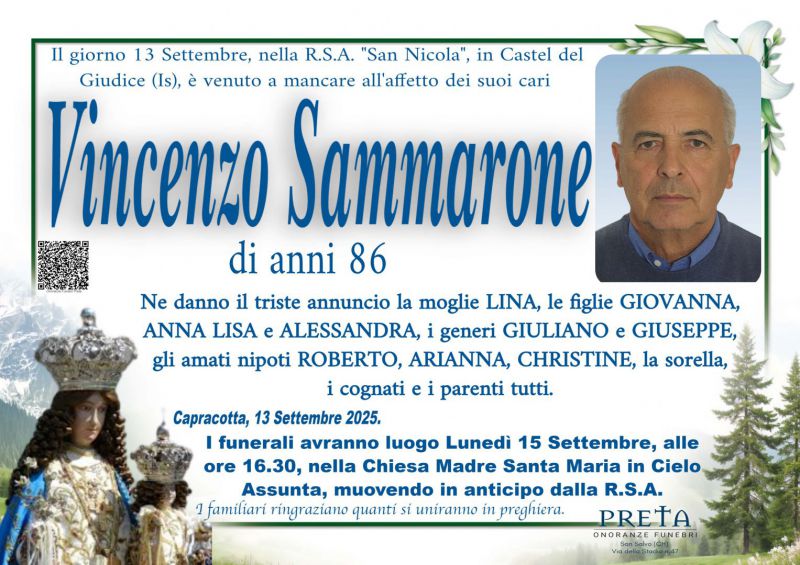 Vincenzo Sammarone 13/09/2025