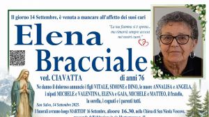 Elena Bracciale 14/09/2025