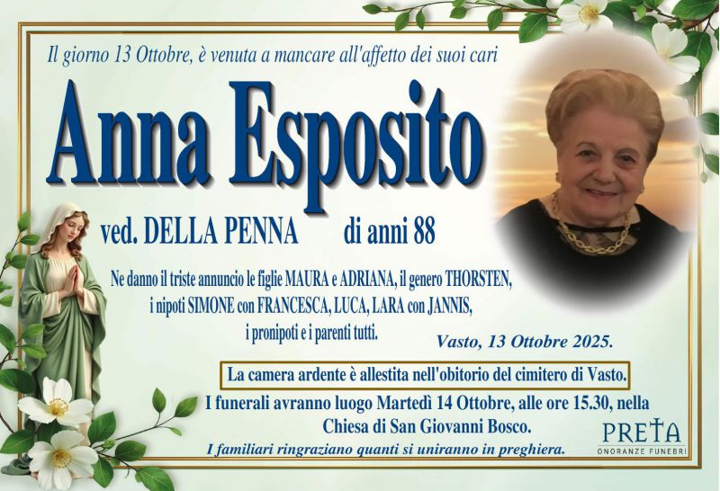 Anna Esposito 13/10/2025